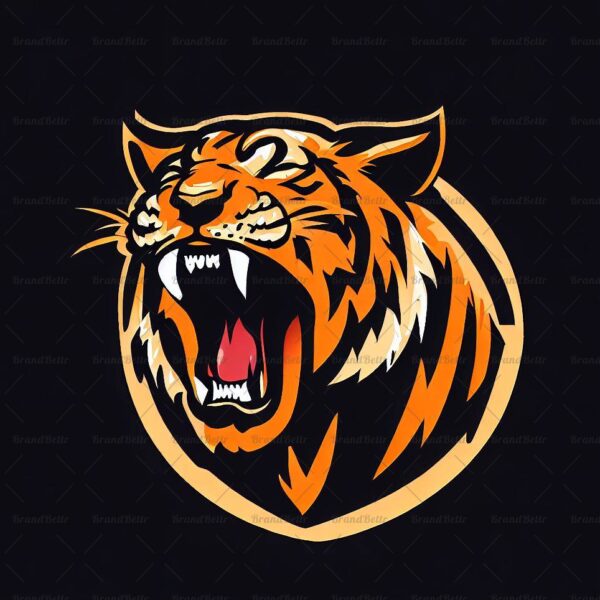 Brüllender Tiger